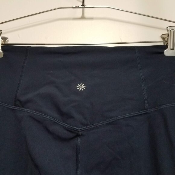 Athleta Elation Straight Leg Pants Blue Womens Large Petite L/P Stretch Athletic - Picture 4 of 6